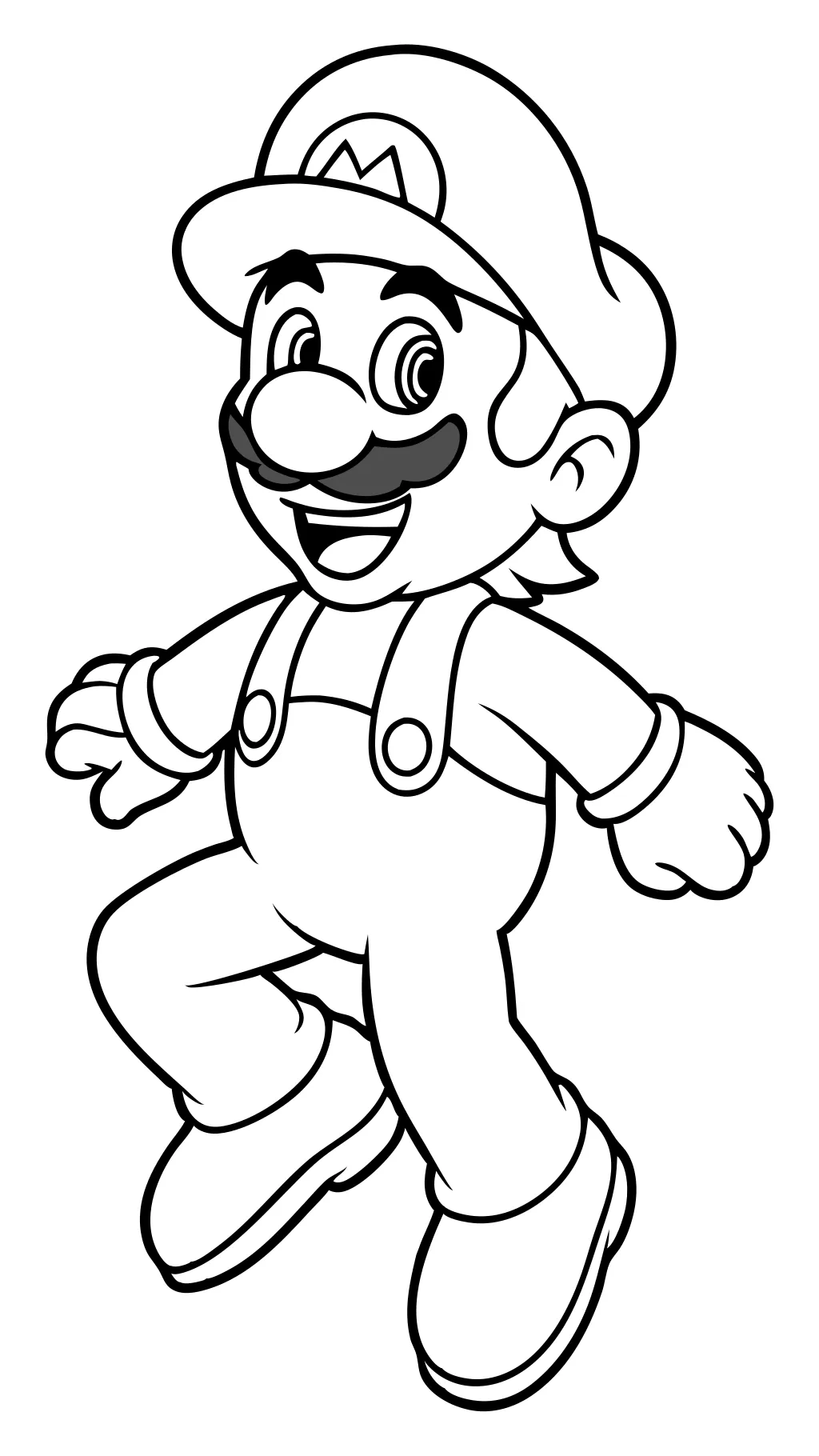 coloring pages of luigi